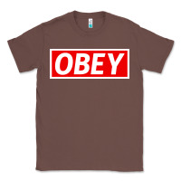 Chestnut obey Classic Tee - linhVisuals