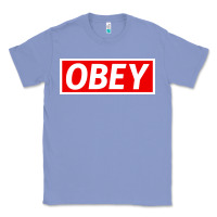 Colony Blue obey Classic Tee - linhVisuals
