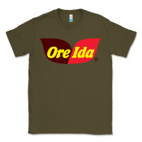 Army Green Ore-Ida Classic Tee - linhVisuals