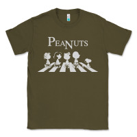 Army Green peanuts Classic Tee - linhVisuals