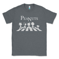 Charcoal Heather peanuts Classic Tee - linhVisuals