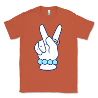 Copper girl peace sign Classic Tee - linhVisuals