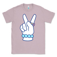 Lilac girl peace sign Classic Tee - linhVisuals