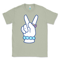Matcha girl peace sign Classic Tee - linhVisuals