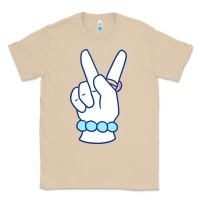 Mushroom girl peace sign Classic Tee - linhVisuals