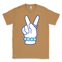 Toasted Coconut girl peace sign Classic Tee - linhVisuals
