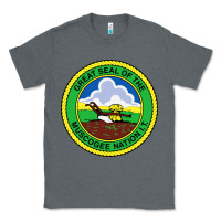 Charcoal Heather great seal of the muscogee nation Classic Tee - linhVisuals