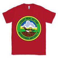 Red great seal of the muscogee nation Classic Tee - linhVisuals