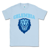 Dusty Blue columbia university Classic Tee - linhVisuals