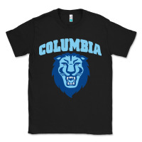Black columbia university Classic Tee - linhVisuals