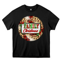 Black Family Christmas Heavy Core Tee - FaDigitalArtStudio