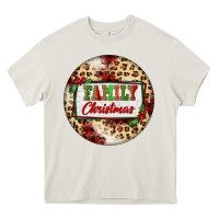 Cream Family Christmas Heavy Core Tee - FaDigitalArtStudio