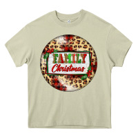 Mossy Family Christmas Heavy Core Tee - FaDigitalArtStudio