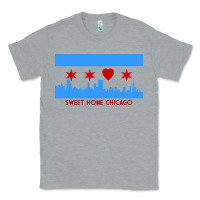 Heather Grey sweet home chicago Classic Tee - linhVisuals