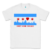 White sweet home chicago Classic Tee - linhVisuals