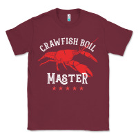 Burgundy 5 stars crawfish boil master big red lobster Classic Tee - linhVisuals