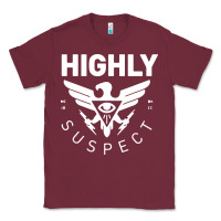 Burgundy highly suspect 2022 Classic Tee - linhVisuals