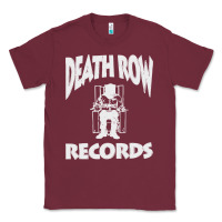 Burgundy #death row record Classic Tee - linhVisuals