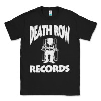 Black #death row record Classic Tee - linhVisuals