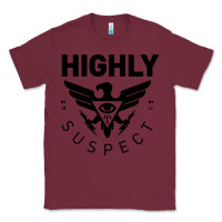 Burgundy highly suspect 2022 Classic Tee - linhVisuals