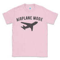 Bubblegum Pink airplane mode funny traveling design with flying plane Classic Tee - linhVisuals