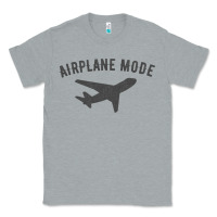 Heather Grey airplane mode funny traveling design with flying plane Classic Tee - linhVisuals