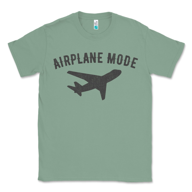 Airplane Mode Funny Traveling Design With Flying Plane Classic Tee by linhVisuals | Teevron