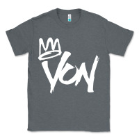 Charcoal Heather KING VON MERCH Classic Tee - linhVisuals