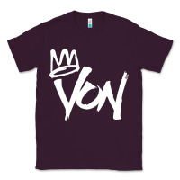 Plum KING VON MERCH Classic Tee - linhVisuals