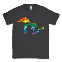 Smoke all michigan great lakes rainbow colors Classic Tee - linhVisuals