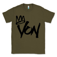 Army Green KING VON Classic Tee - linhVisuals