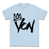 Dusty Blue KING VON Classic Tee - linhVisuals