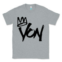 Heather Grey KING VON Classic Tee - linhVisuals