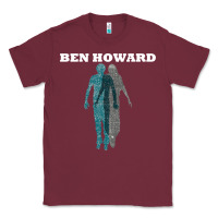 Burgundy Ben Howard Classic Tee - linhVisuals