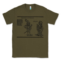Army Green doctor faustus vintage illustration design Classic Tee - linhVisuals