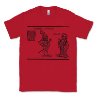 Red doctor faustus vintage illustration design Classic Tee - linhVisuals