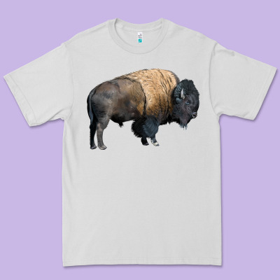Bison Buffalo Premium Tee Designed By Lillyallendesigns