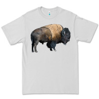 Dove Grey Bison Buffalo Premium Tee - LillyAllenDesigns