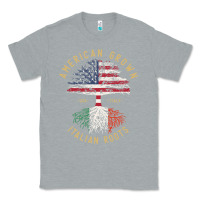 Heather Grey american grown italian roots italy flag vintage tree Classic Tee - linhVisuals
