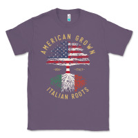 Lavender american grown italian roots italy flag vintage tree Classic Tee - linhVisuals