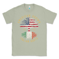 Matcha american grown italian roots italy flag vintage tree Classic Tee - linhVisuals