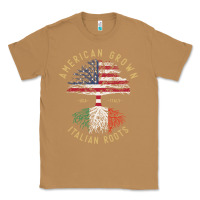 Toasted Coconut american grown italian roots italy flag vintage tree Classic Tee - linhVisuals