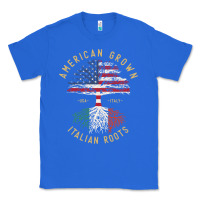 True Royal american grown italian roots italy flag vintage tree Classic Tee - linhVisuals