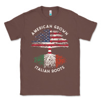 Chestnut american grown italian roots usa italy flag tree Classic Tee - linhVisuals