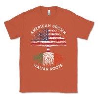 Copper american grown italian roots usa italy flag tree Classic Tee - linhVisuals