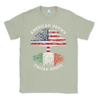 Matcha american grown italian roots usa italy flag tree Classic Tee - linhVisuals
