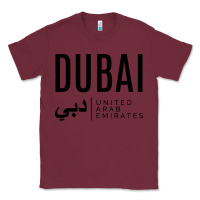 Burgundy dubai united arab emirates Classic Tee - linhVisuals