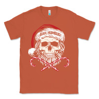 Copper bah humbug skull santa hat christmas funny quote Classic Tee - linhVisuals