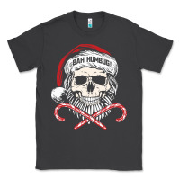 Smoke bah humbug skull santa hat christmas funny quote Classic Tee - linhVisuals