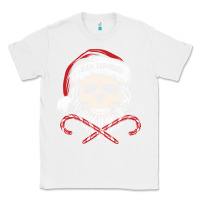 White bah humbug skull santa hat christmas funny quote Classic Tee - linhVisuals
